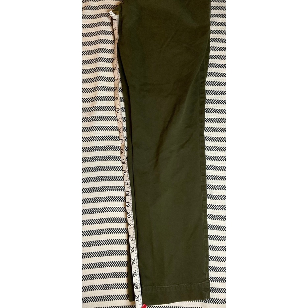 Polo Ralph Lauren Chino Pants Olive Green Slim Fit Size 28 30 - Picture 2 of 7